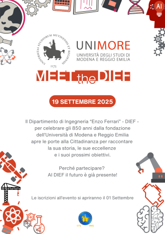 MEET the DIEF: 850 anni di eccellenza accademica e innovazione, celebra con noi il DIEF!