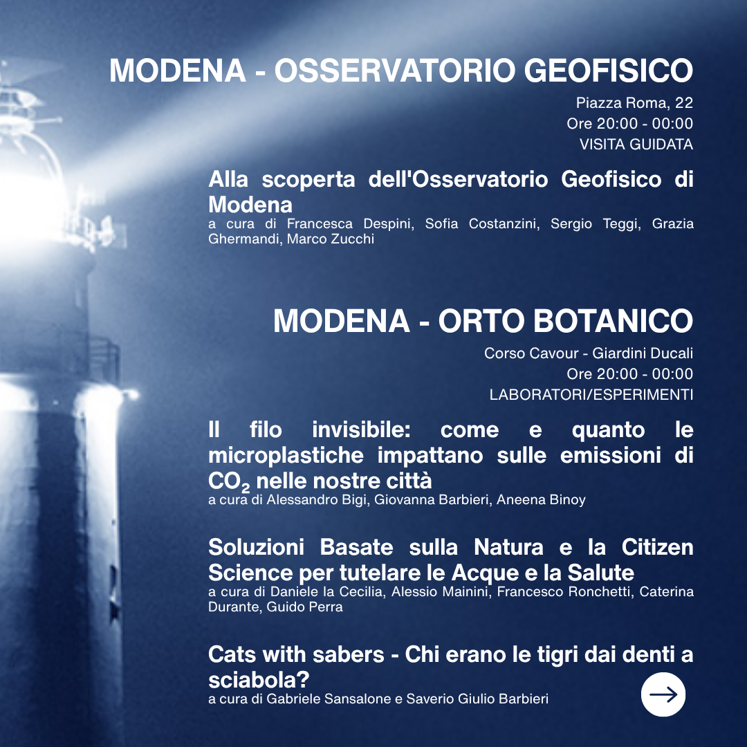 25 Settembre: Notte della Ricerca