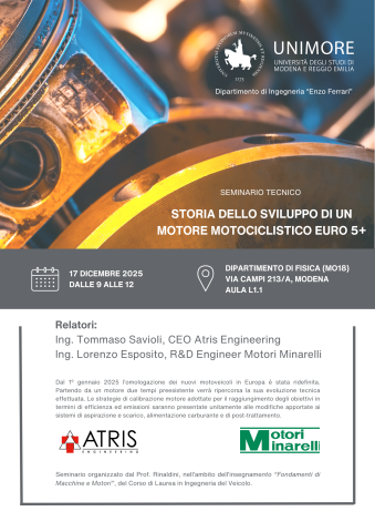 Storia dello sviluppo  di un motore motociclistico Euro 5+