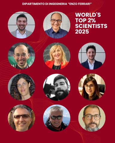 World's Top 2% Scientists, il Dipartimento di Ingegneria "Enzo Ferrari" tra i migliori al mondo secondo Stanford University.