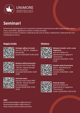 Seminario: Ansia da esame
